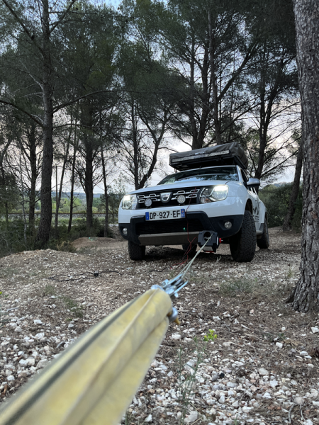 treuil externe portable pour 4x4 ribimex